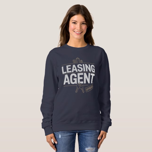 Sudadera Agente de arrendamiento (Anverso completo)