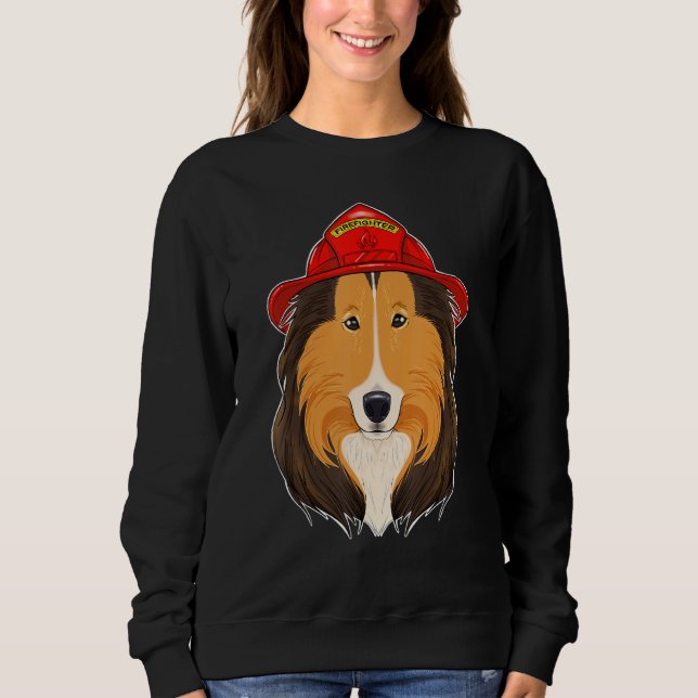 Sudadera Agente de bomberos I Collie (Anverso)