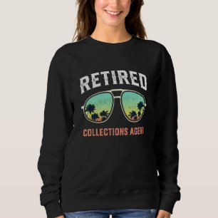 Sudadera Agente de Cobros jubilado Gafas de sol Beach Palm