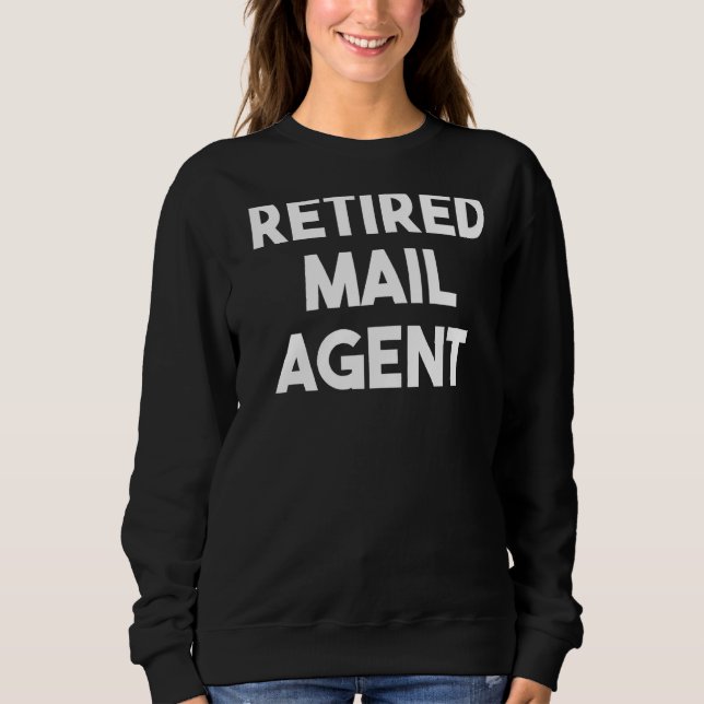 Sudadera Agente de correo retirado (Anverso)