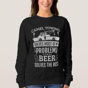 Sudadera Agente de repo de remolque de camello agente de re