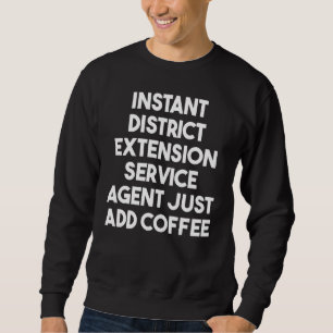 Sudadera Agente de Servicio de Extensión de Distrito Instan