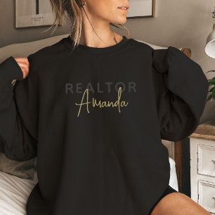 Sudadera Agente Inmobiliario Cute Personalizado Realtor Bro