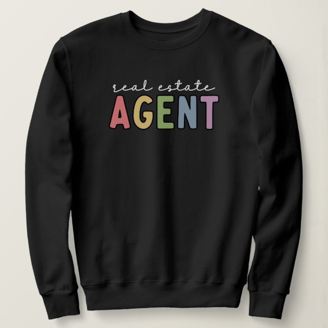Sudadera Agente inmobiliario | Regalos de Realtor (Anverso del diseño)