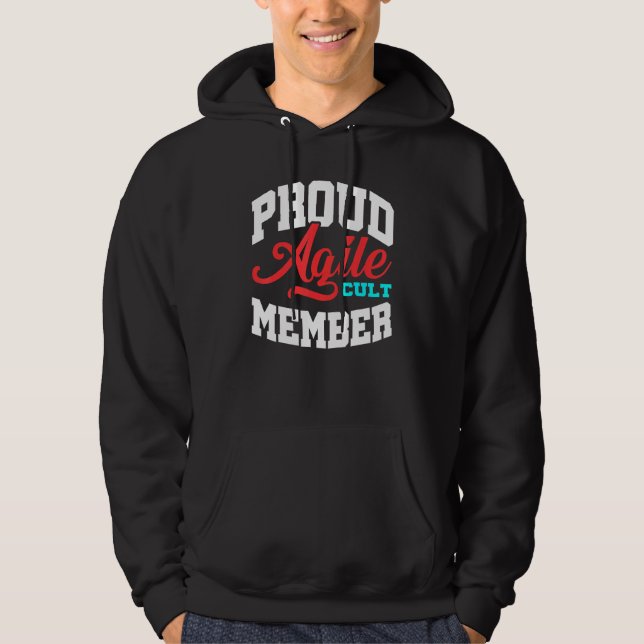 Sudadera Agile Cult Miembro Scrum Project Management Pm Coa (Anverso)