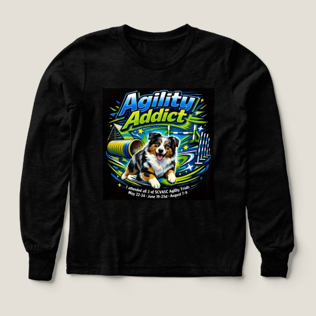 Sudadera Agility Addict – Garras Rápidas, Orgullo  (Diseño frontal)
