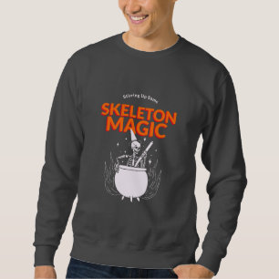 Sudadera Agitando Algo De Magia De Esqueleto