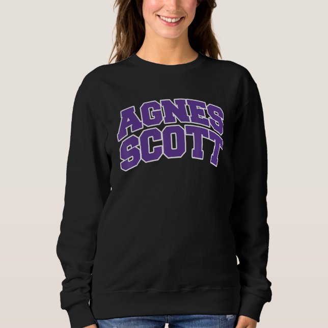Sudadera Agnes Scott College Arch 03 (Anverso)