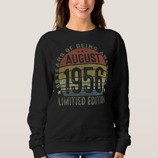 Sudadera Agosto de 1957 edición 65º cumpleaños (Anverso)