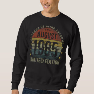 Sudadera Agosto de 1985 37º cumpleaños 37 años de edad 1