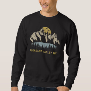 Sudadera Agradable Valley New York Mountain Sunset N