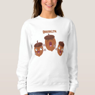 Sudadera Agradables bellotas cantando personalizado para lo