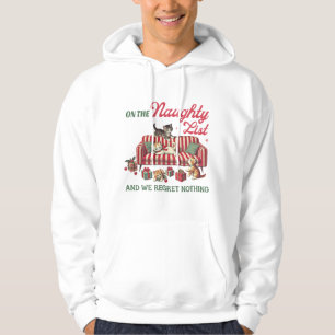Sudadera Agradables Navidades de gatos malvados y simpático