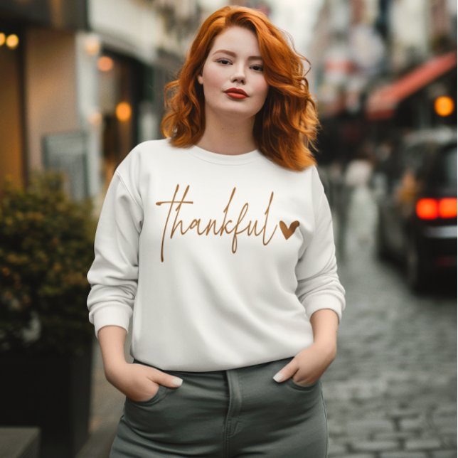 Sudadera agradecida para mujeres, camiseta de Acci (Christmas gift, Thanksgiving sweater, fall fashion, autumn fashion, women’s sweatshirt, Christmas )