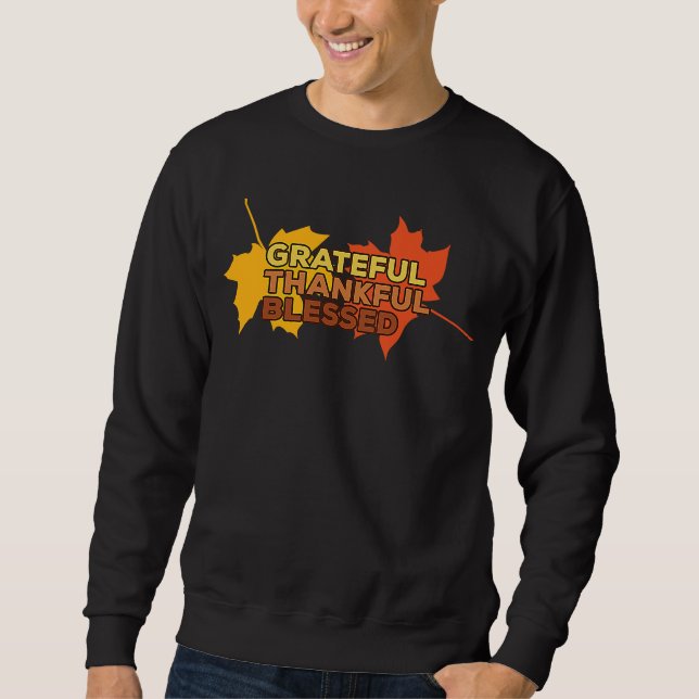 Sudadera Agradecido Agradecimiento (Anverso)