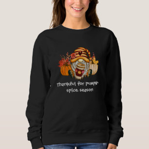 Sudadera Agradecido Por El Gnome De La Temporada De Especia