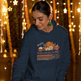 Sudadera Agradecido y agradecido diseño de Acción de Gracia