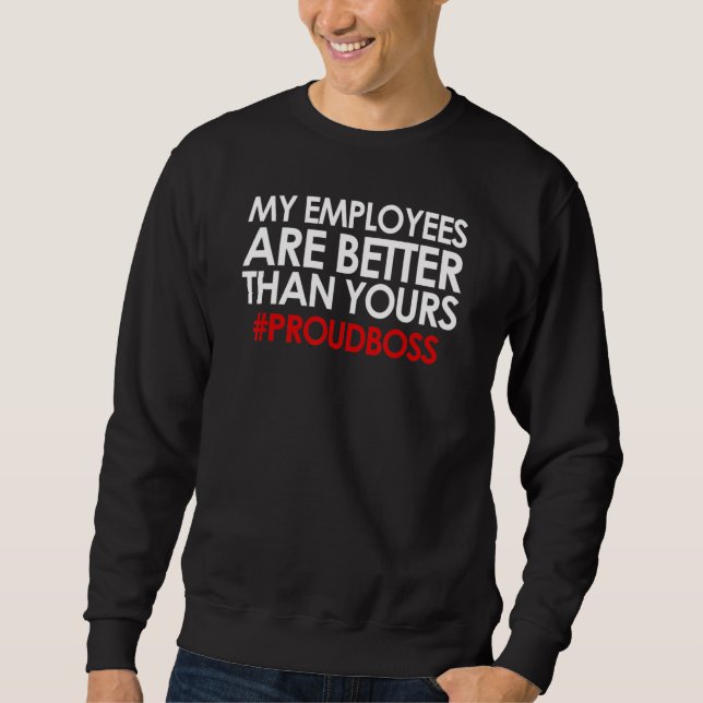 Sudadera Agradecimiento a los Empleados  Jefe (Anverso)
