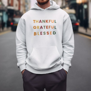 Sudadera Agradecimiento de agradecimiento bendecido - Cae H