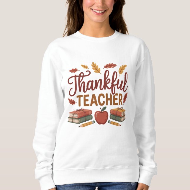 Sudadera Agradecimiento de gracias al profesor (Anverso)
