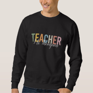 Sudadera Agradecimiento Personalizado al Maestro Regreso a 