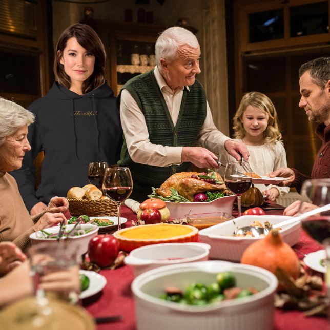 Sudadera Agradecimiento simple Minimalista (Subido por el creador)