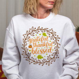 SUDADERA AGRADECIMIENTO TEMÁTICO DEL OTOÑO GRACIAS BENDECID