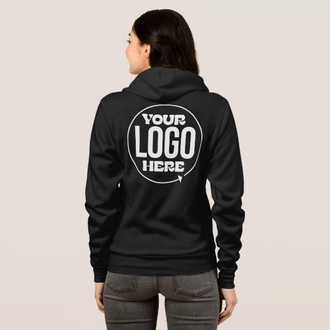 Sudadera Agrega tu logo Autor de BestSeller Futuro Personal (Reverso completo)
