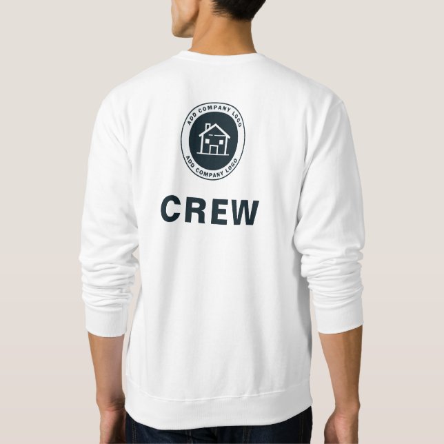 Sudadera Agregar logotipo comercial Personalizado moderno (Reverso)