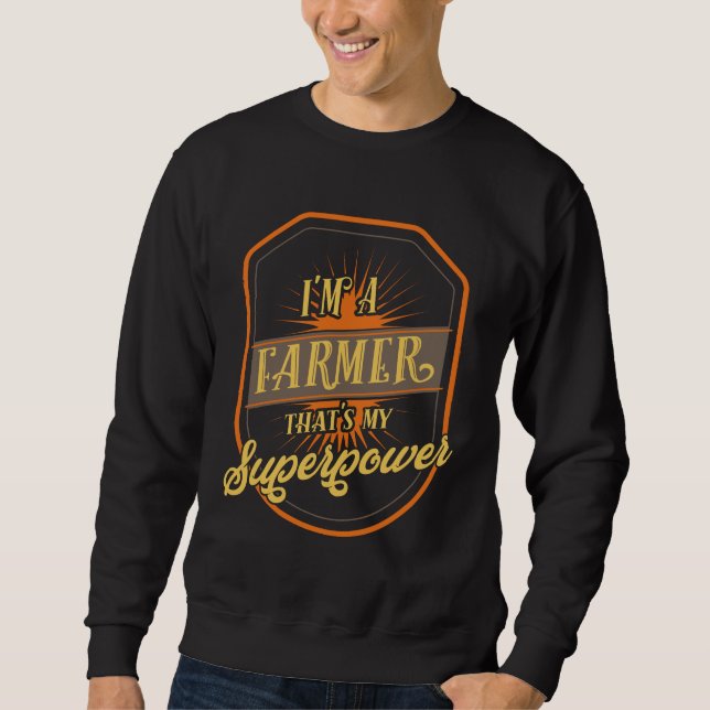 Sudadera Agricultor de agricultura (Anverso)