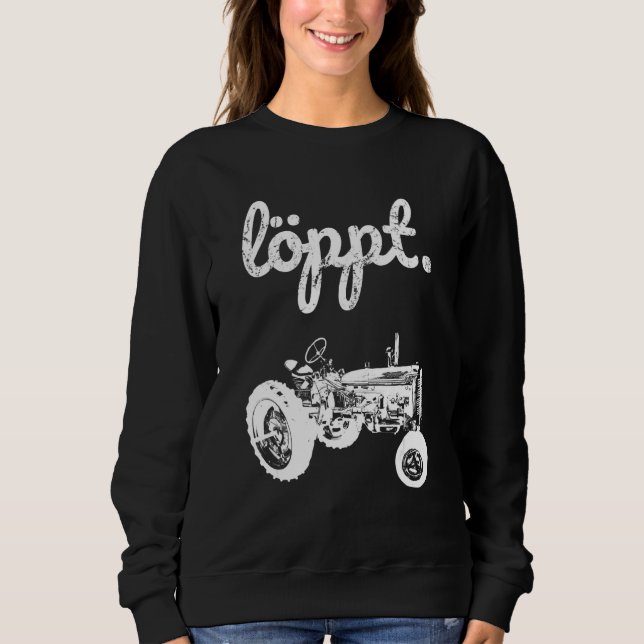 Sudadera Agricultor de tractores viejos Loppt Oldtimer Trac (Anverso)