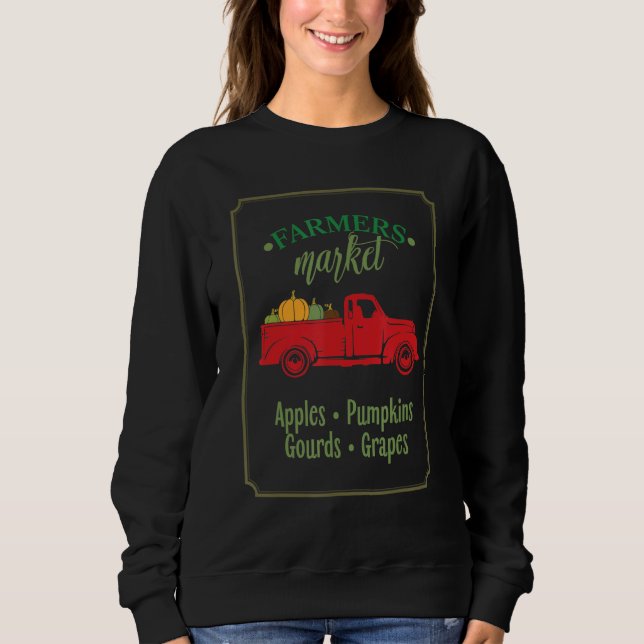 Sudadera Agricultores comercializan tractores agrícolas (Anverso)