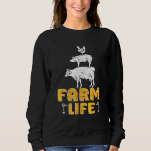 Sudadera Agricultores de agricultura de cultivo de tractore