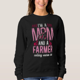 Sudadera Agricultura Agricultor Mamá Madre Tractor Vintage