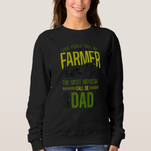 Sudadera Agricultura Agricultor Padre Tractor Vintage Algun