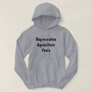 Sudadera Agricultura regenerativa Sanación de la capucha g