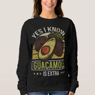 Sudadera Aguacado Guacamole Vegan Food Fruto Vegetariano Av