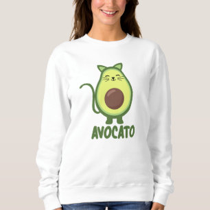 Sudadera Aguacate Cat Funny Comida Kitten Aguacate