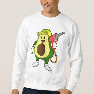 Sudadera Aguacate como artesano con taladro