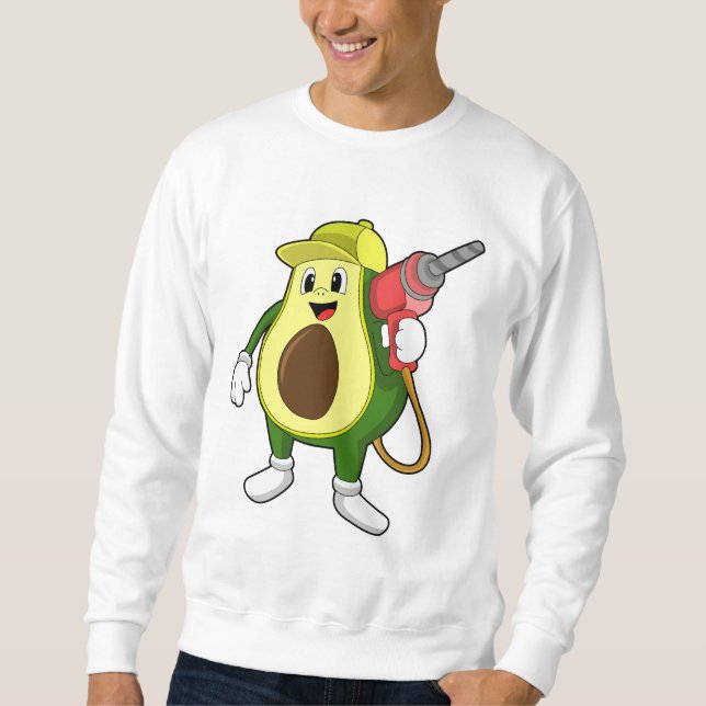 Sudadera Aguacate como artesano con taladro (Anverso)
