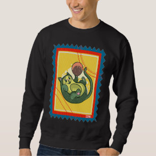 Sudadera Aguacate de Gato de Verdura de Sello Postal