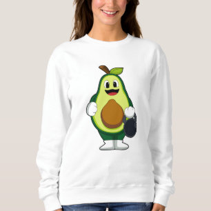 Sudadera Aguacate en la formación de la fuerza con campanas