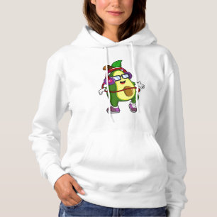 Sudadera Aguacate en la música con audífono
