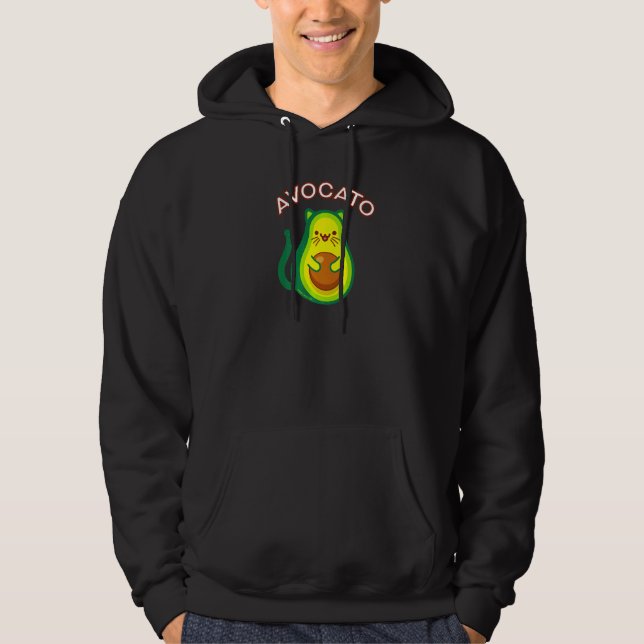 Sudadera Aguacate - Gato aguacate (Anverso)