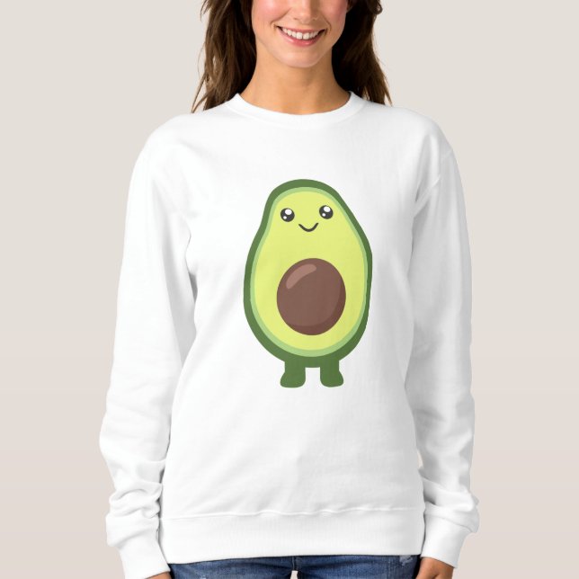 Sudadera Aguacate Kawaii Come Dulce Aguacates (Anverso)