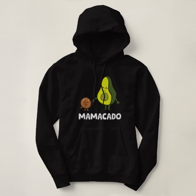 Sudadera Aguacate Mama Aguacado Mamá Funny Aguacado Mamacad (Diseño del anverso)