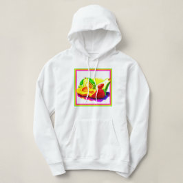 Sudadera Aguacate tropical, fresa y mango. ¡Hazte con una e