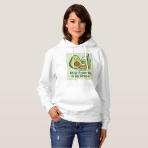 Sudadera Aguacate y smoothie verde: mantente suave, verde