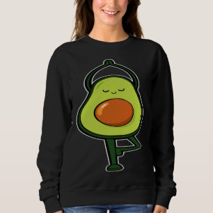 Sudadera Aguacate Yoga Árbol Frutal Fitness Alivio del Estr