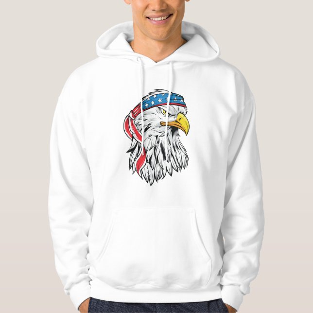 Sudadera Águila americana 4 de julio (Anverso)